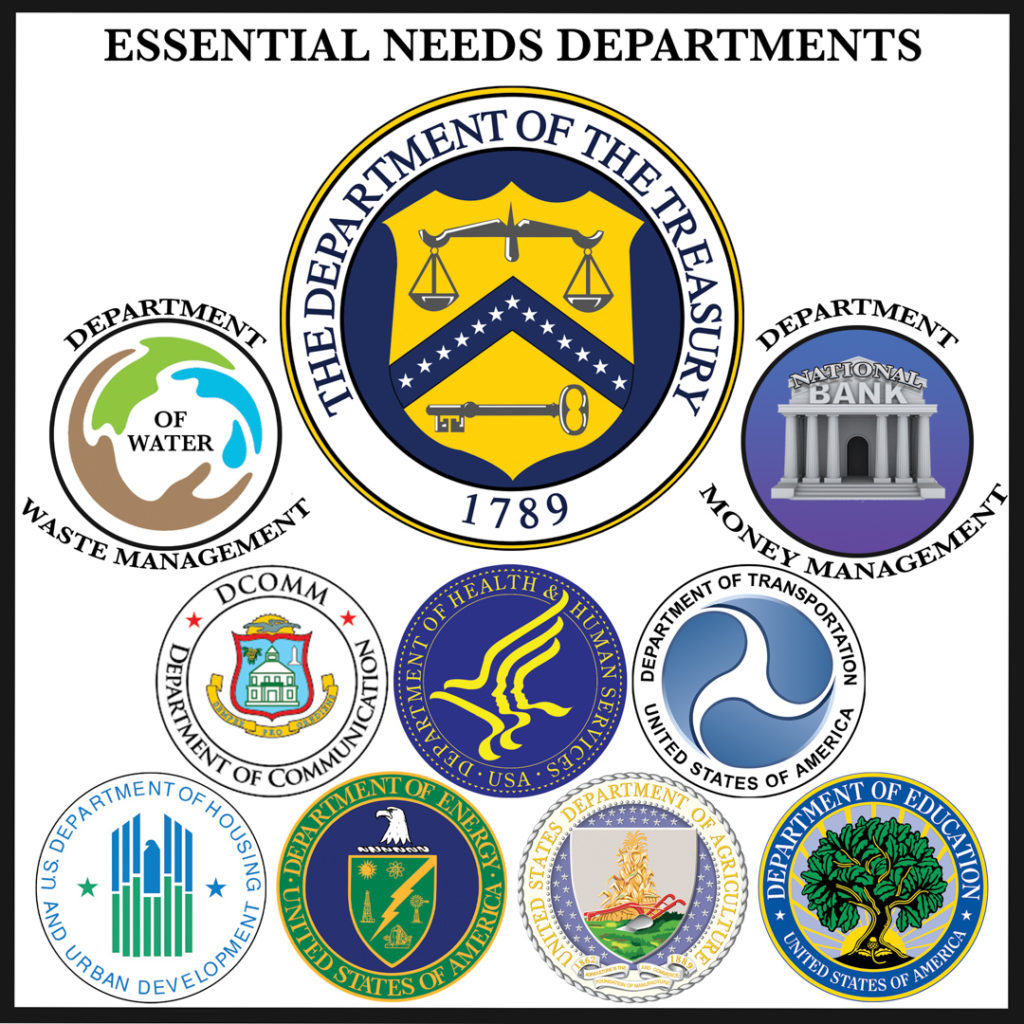 seven essential departments for the government